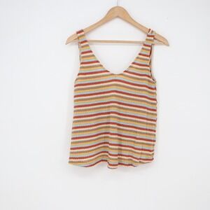 Juniper Blu Tank Top Womens S Twist Back Knit Excellent